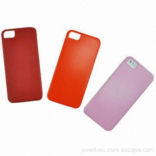 Leather Coated PC Covers for iPhone 5S